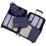  Органайзери за багаж - Комплект от 8 броя, органайзери за куфар за дрехи и козметика, снимка 9