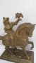 Стара бронзова фигура, снимка 1 - Антикварни и старинни предмети - 41904887