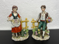 Чифт стари немски фигури на момче и момиче. №5176, снимка 2