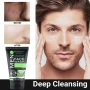Kiss Beauty MEN Почистващ гел с активен въглен и алое вера, снимка 3