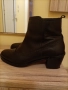Черни дамски боти от естествена кожа , снимка 4