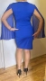 Синя рокля еластична, снимка 3