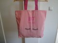 Нова розова плажна / пазарска чанта "Lancome" / Ланком, шопинг, дамска, чантичка, торба, плаж, пазар