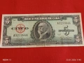 Рядка банкнота 5 песос 1960г. Куба за КОЛЕКЦИОНЕРИ 53282, снимка 1