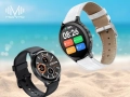 Смарт часовник с 1.5" HD дисплей, Bluetooth разговори, кожена каишка и IP68 защита, снимка 5
