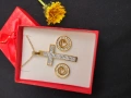 "Елегантен комплект бижута – Колие и обеци за специален повод, снимка 2