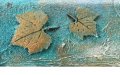 Гроздов лозов лист листо грозде листа лозови силиконов молд декор, снимка 3