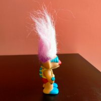 Играчка Кукла Трол Troll 7 см + коса, снимка 5 - Колекции - 40691107