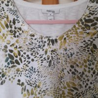 Вносна памучна блуза с къс ръкав, L, снимка 2 - Тениски - 41161842