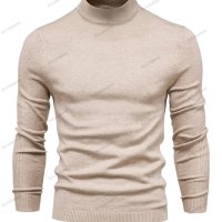 Елегантен мъжки топъл пуловер със средно деколте, 6цвята - 023, снимка 3 - Пуловери - 42553566