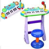 Забавно музикално пиано с микрофон, снимка 2 - Музикални играчки - 40800758