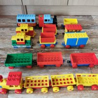 Lego Duplo Лего Дупло Колекция - Влакове Коли Фигурки Блокчета Трева, снимка 2 - Конструктори - 35869978