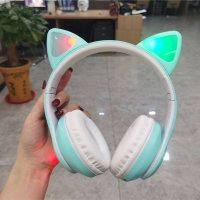 Котешки детски слушалки, снимка 16 - Bluetooth слушалки - 41936877