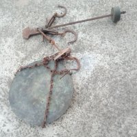 Стар кантар паланца 20 кг, снимка 1 - Антикварни и старинни предмети - 40368483