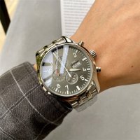 Мъжки часовник IWC Pilots Watch Chronograph с кварцов механизъм, снимка 5 - Луксозни - 39334552