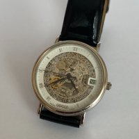 Limited GUCCI Skeleton Platinum Дамски часовник, снимка 5 - Дамски - 41894850
