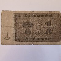Германия 1 рентен марка 1923 година г35, снимка 2 - Нумизматика и бонистика - 42571158