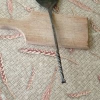 Стара шпатула от ковано желязо, снимка 2 - Антикварни и старинни предмети - 35990457