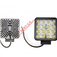 LED халоген работна лампа 48W ( 3W x 16pcs ) 9V-32V подходящ за: джип, АТВ, коли, камиони, лодки и д, снимка 1 - Аксесоари и консумативи - 33838961