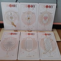 Прекрасни таро карти със златни елементи 7х12см - Destiny Tarot Deck, снимка 8 - Други - 42020216