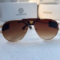 Versace VE2252 мъжки слънчеви очила авиатор унисекс дамски, снимка 8 - Слънчеви и диоптрични очила - 41839831