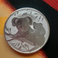 Инвестиционна монета 2 долара Елизабет II 2018 коала, сребро, снимка 3 - Нумизматика и бонистика - 41386752