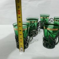 Руски чашки с подстакани , снимка 5 - Антикварни и старинни предмети - 35996411