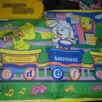 Музикално,детско килимче,с 9 песнички на Бг +звуци на животни+звук и свирка на влак, снимка 4 - Играчки за стая - 38895425