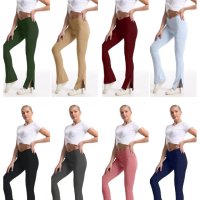 Дамски спортни ежедневни панталони с висока талия, 8цвята - 023, снимка 1 - Панталони - 41820492