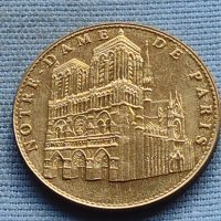 Сувенирна монета Париж Катедралата Нотр дам 38566, снимка 5 - Нумизматика и бонистика - 42727443