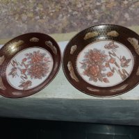 Лот от две чинии сатцума Satsuma, снимка 3 - Антикварни и старинни предмети - 34751974