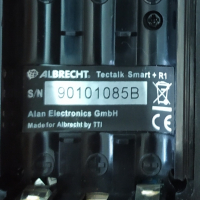 Радиостанция преносима "ALBRECHT" Model:Tectalk Smart+R1 , снимка 2 - Друга електроника - 44727039
