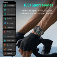 LIGE спортен smart  часовник метален черен, снимка 4 - Мъжки - 44667502