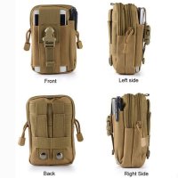 Тактическа чанта за колан DESERT, Пясъчно кафява, снимка 16 - Екипировка - 41515528