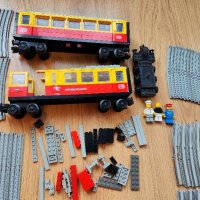 Лего части за комплект 7740 заедно с много релси 1980 г lego, снимка 3 - Конструктори - 42490076