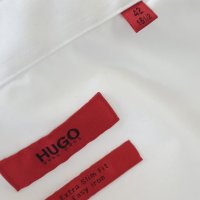 Hugo Boss HUGO Erondo Extra Slim Fit Easy Iron Mens Size 42/ 16 1/2/ L НОВО! ОРИГИНАЛ! Мъжка Риза!, снимка 5 - Ризи - 41600649