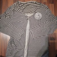 Памучна блуза, снимка 1 - Блузи с дълъг ръкав и пуловери - 35808226