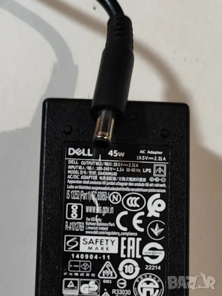 Оригинално зарядно DELL 19.5V / 2.31V / 45W, снимка 1