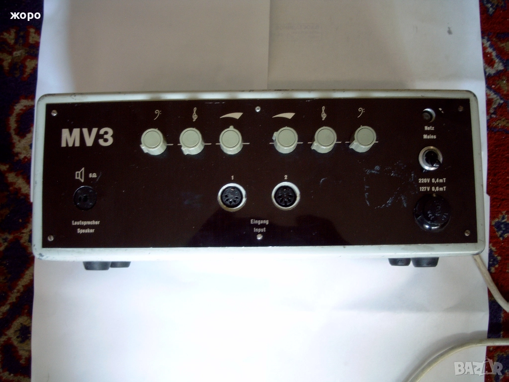 лампов усилвател MV-3, снимка 1