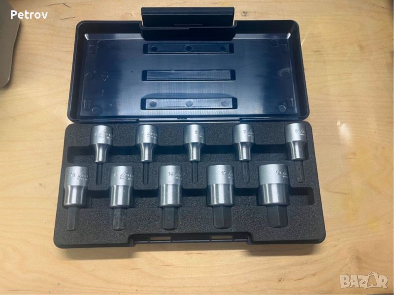 GARANT - Germany - 1/2" Шестограми/10 броя Комплект 4 - 19 mm/ ЧИСТО НОВИ / ПРОФЕСИОНАЛНИ / GERMANY , снимка 1