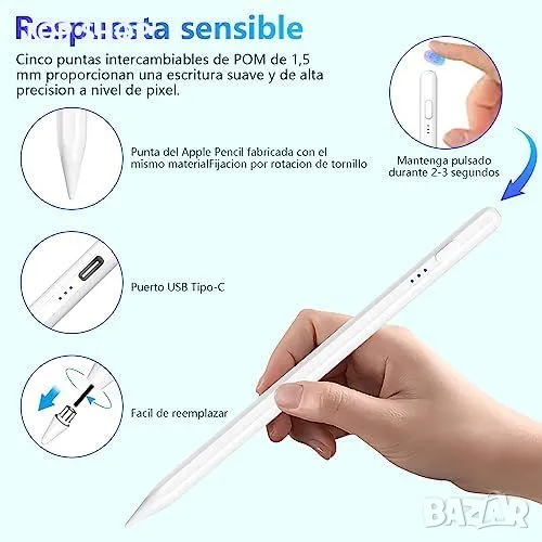Нова писалка стилус за таблет iPad прецизен връх Писане/рисуване Айпад, снимка 1
