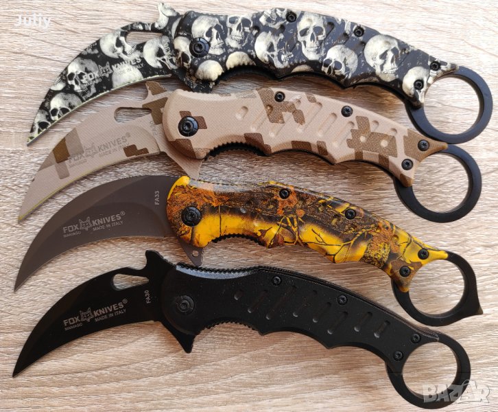 Сгъваем нож /карамбит/ FOX DA30, снимка 1