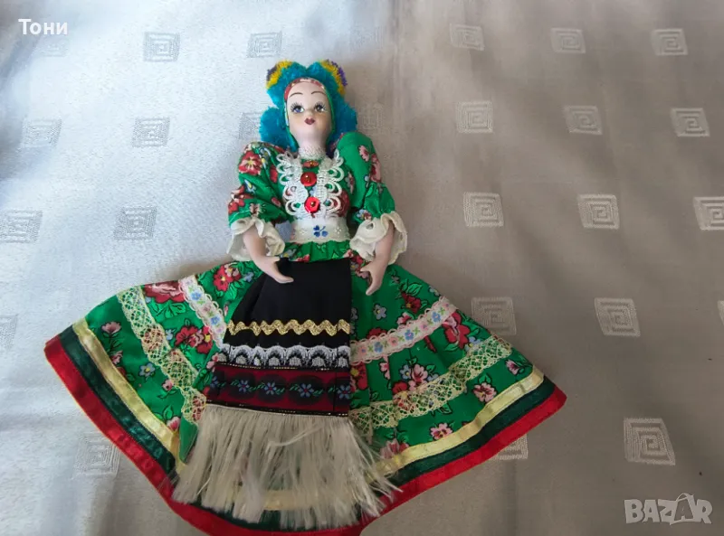 Азиатска кукла със стъклена глава, снимка 1