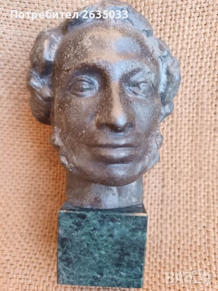 ПЛАСТИКА ПОРТРЕТ ПУШКИН, снимка 1