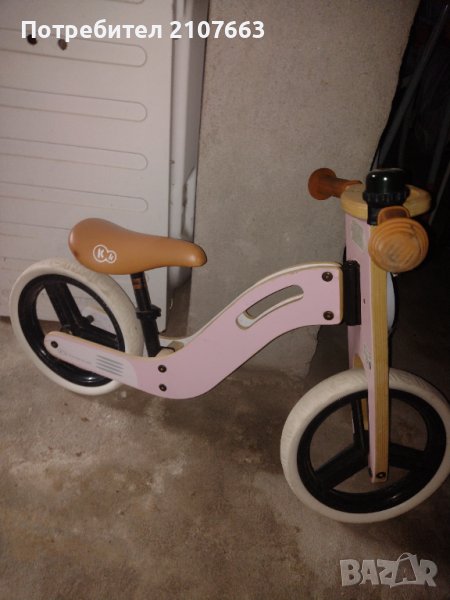 Дървено баланс колело за момиче , снимка 1