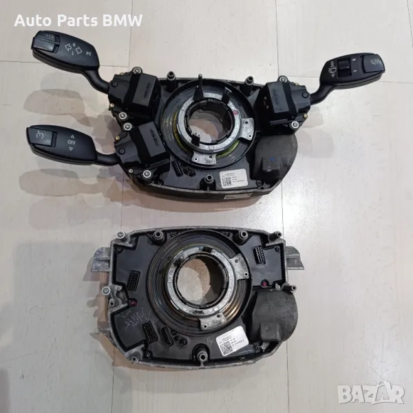 Датчик ъгъл завиване BMW E60 E61 E63 E64 БМВ Е60 Е61 Е63 Е64 лентов кабел SZL модул, снимка 1