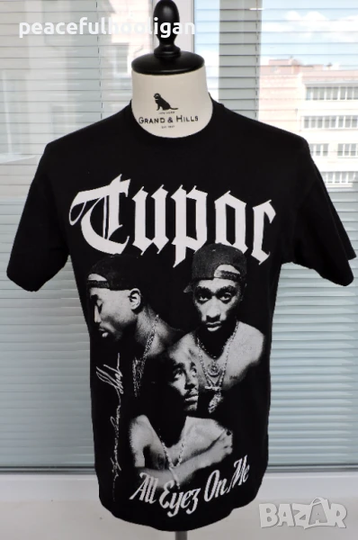 2PAC Tupac All Eyes On Me Short Sleeve T Shirt Men’s Size Small, снимка 1