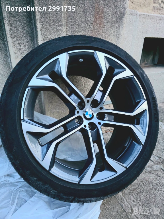 Гуми с джанти BMW Style 741 (8071998 и 8071999) за X5 G05 и X6 G06, снимка 1