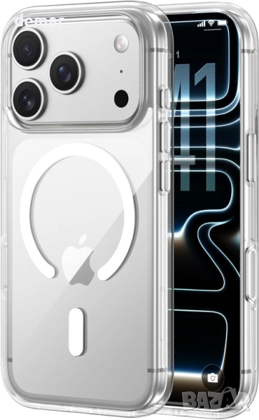 Калъф Belkin SheerForce Clear MagSafe за iPhone 17 Pro с тънък дизайн - прозрачен, снимка 1