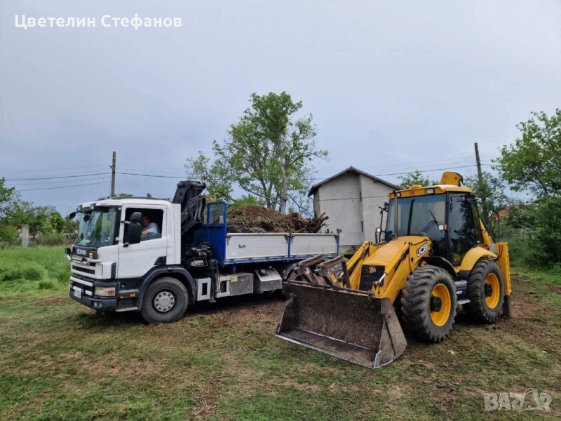 Услуги с комбиниран багер и самосвал , снимка 1